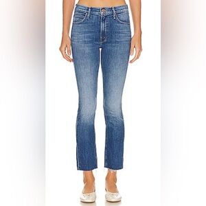 MOTHER- The Mid Rise Dazzler Ankle Fray